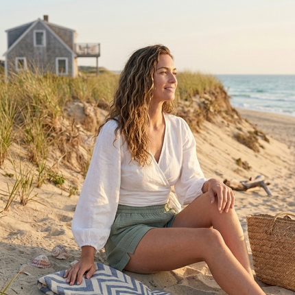 100% Cotton | Super-Soft Turkish Bath and Beach Towel