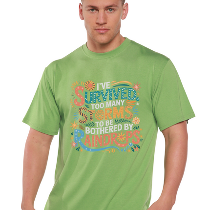 I've Survived Too Many Storms to Be Both Unisex Bamboo/Cotton Graphic T-Shirt