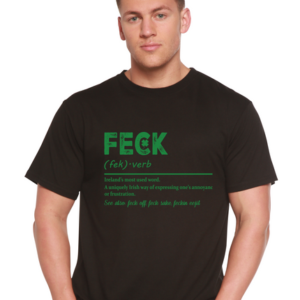 Feck Irish St Patricks Day Unisex Bamboo/Cotton Graphic T-Shirt