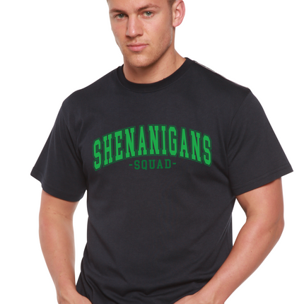 Shenanigans Squad Unisex Bamboo/Cotton Graphic T-Shirt