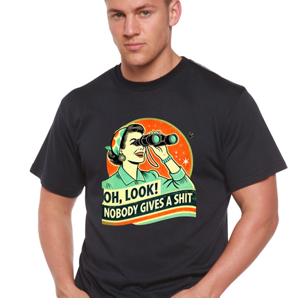 Funny Retro Woman Unisex Bamboo/Cotton Graphic T-Shirt