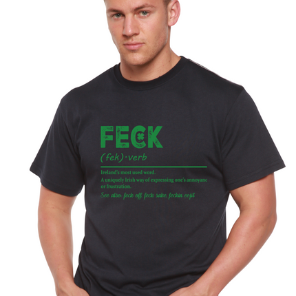 Feck Irish St Patricks Day Unisex Bamboo/Cotton Graphic T-Shirt