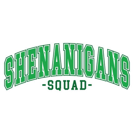 Shenanigans Squad Unisex Bamboo/Cotton Graphic T-Shirt