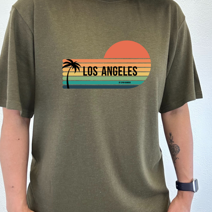 Los Angeles Spun Bamboo Unisex Bamboo Viscose/Organic Cotton Short Sleeve Graphic T-Shirt
