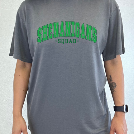 Shenanigans Squad Unisex Bamboo/Cotton Graphic T-Shirt