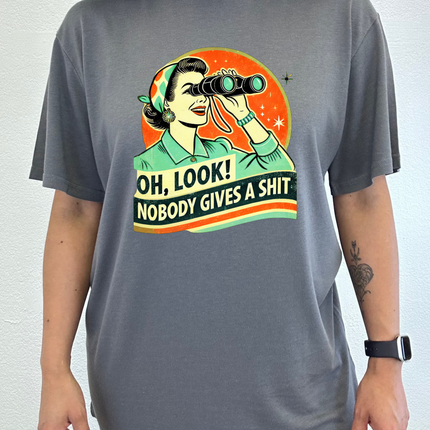 Funny Retro Woman Unisex Bamboo/Cotton Graphic T-Shirt