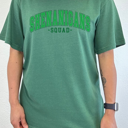 Shenanigans Squad Unisex Bamboo/Cotton Graphic T-Shirt