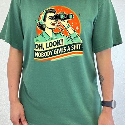 Funny Retro Woman Unisex Bamboo/Cotton Graphic T-Shirt