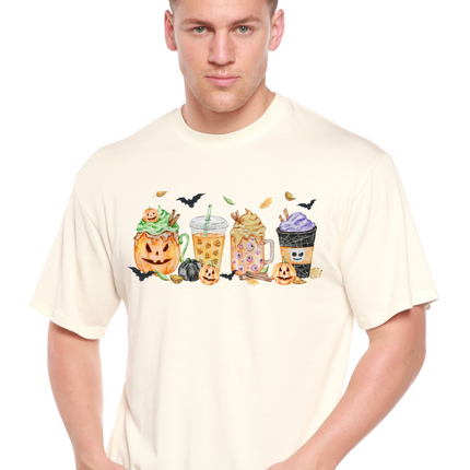 Happy Halloween Men's Bamboo Viscose/Organic Cotton Short Sleeve Graphic T-Shirt