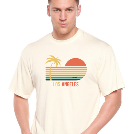 Los Angeles Unisex Bamboo Viscose/Organic Cotton Short Sleeve Graphic T-Shirt
