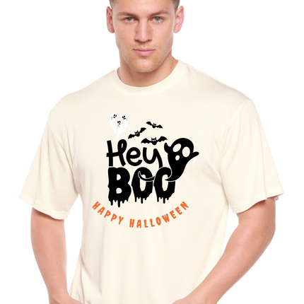 Hey Boo Men's Bamboo Viscose/Organic Cotton Short Sleeve Graphic T-Shirt