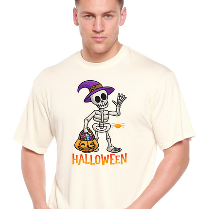 Happy Halloween Unisex Bamboo Viscose/Organic Cotton Short Sleeve Graphic T-Shirt