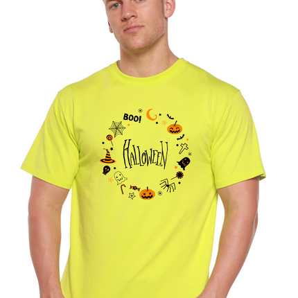 Bool Halloween Men's Bamboo Viscose/Organic Cotton Short Sleeve Graphic T-Shirt