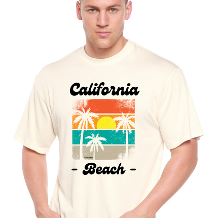 California Beach Unisex Bamboo Viscose/Organic Cotton Short Sleeve Graphic T-Shirt