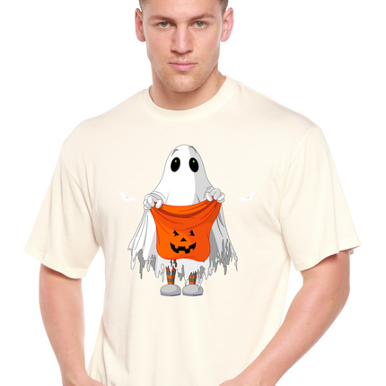Boo Halloween Men's Bamboo Viscose/Organic Cotton Short Sleeve Graphic T-Shirt