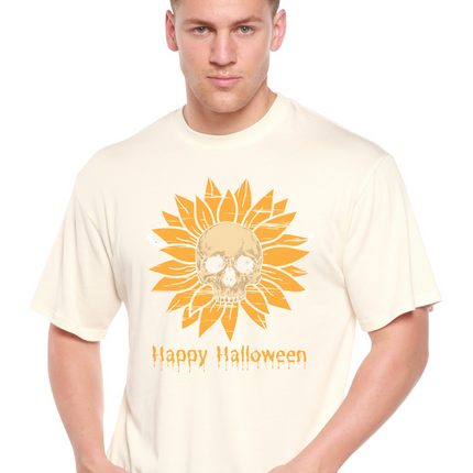 Happy Halloween Day Men's Bamboo Viscose/Organic Cotton Short Sleeve Graphic T-Shirt
