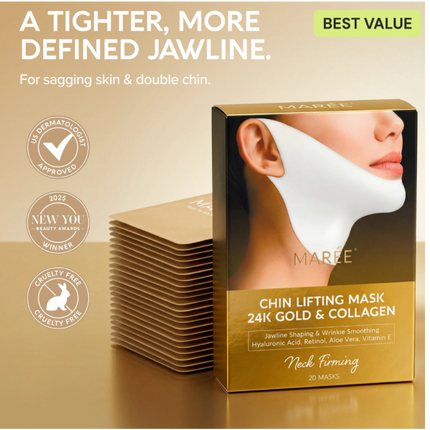 24K Gold V-Line Lifting Mask 20 PCS