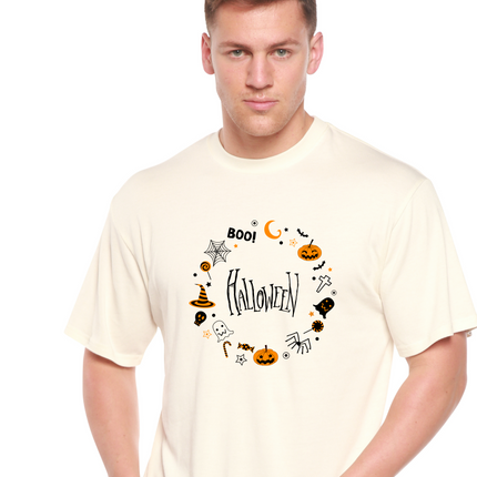 Bool Halloween Men's Bamboo Viscose/Organic Cotton Short Sleeve Graphic T-Shirt