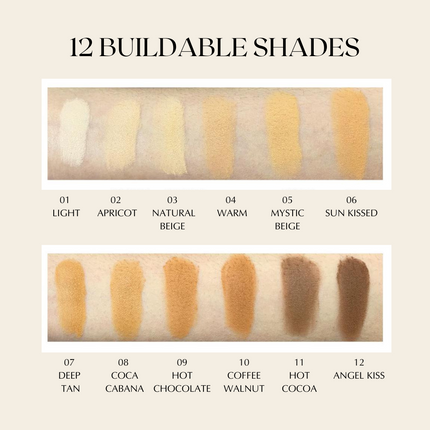 Powder Foundation, 6 Shades