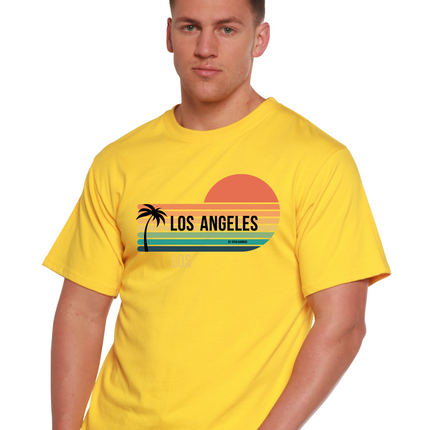 Los Angeles Spun Bamboo Unisex Bamboo Viscose/Organic Cotton Short Sleeve Graphic T-Shirt