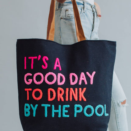 Navy Poolside Bliss Tote