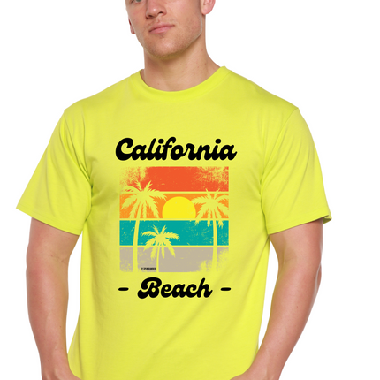 California Beach Unisex Bamboo Viscose/Organic Cotton Short Sleeve Graphic T-Shirt