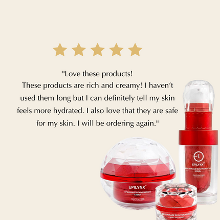 Rejuvenation Skincare Set with Serum, Face Cream & Eye Cream
