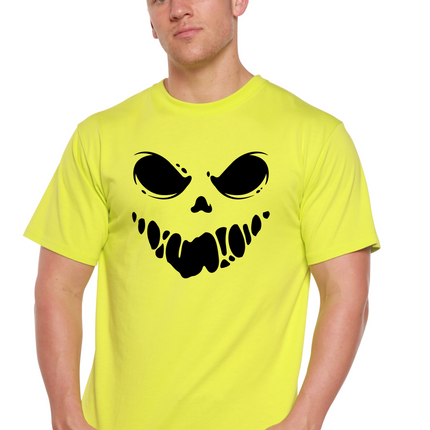 Halloween Boo Men's Bamboo Viscose/Organic Cotton Short Sleeve Graphic T-Shirt