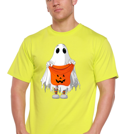 Boo Halloween Men's Bamboo Viscose/Organic Cotton Short Sleeve Graphic T-Shirt