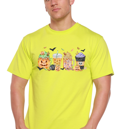 Happy Halloween Men's Bamboo Viscose/Organic Cotton Short Sleeve Graphic T-Shirt