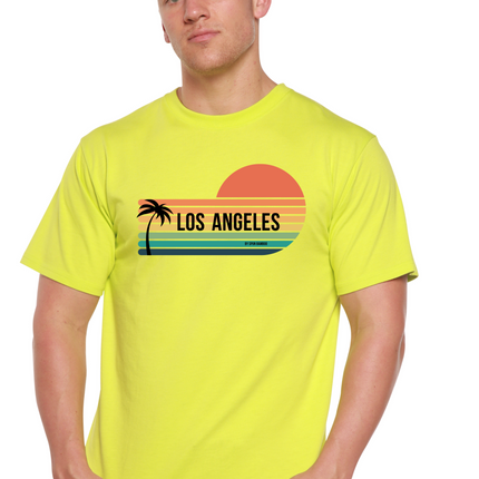 Los Angeles Spun Bamboo Unisex Bamboo Viscose/Organic Cotton Short Sleeve Graphic T-Shirt