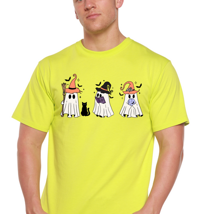 Halloween Boo Men's Bamboo Viscose/Organic Cotton Short Sleeve Graphic T-Shirt