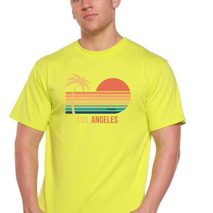Los Angeles Unisex Bamboo Viscose/Organic Cotton Short Sleeve Graphic T-Shirt