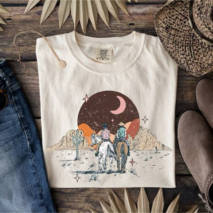 Vintage Western Boho Graphic Tee