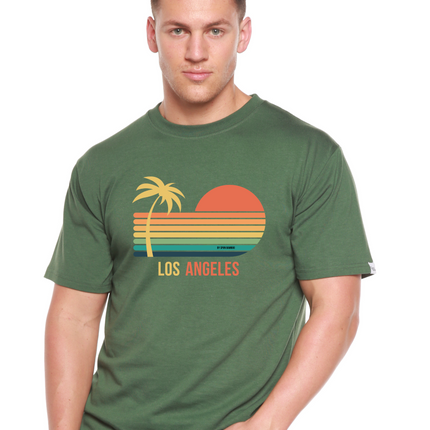 Los Angeles Unisex Bamboo Viscose/Organic Cotton Short Sleeve Graphic T-Shirt