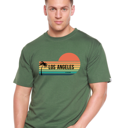 Los Angeles Spun Bamboo Unisex Bamboo Viscose/Organic Cotton Short Sleeve Graphic T-Shirt