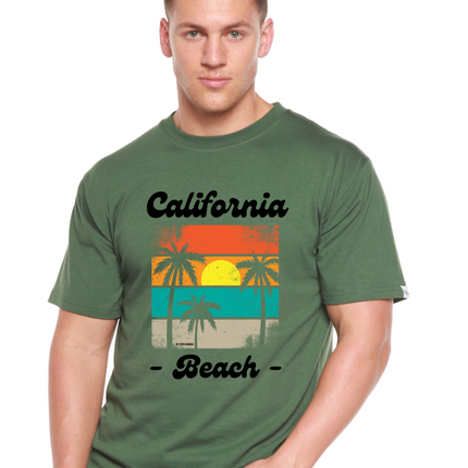 California Beach Unisex Bamboo Viscose/Organic Cotton Short Sleeve Graphic T-Shirt