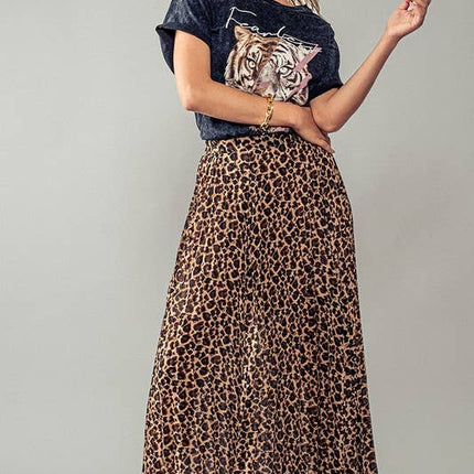 Fierce Flow Leopard Skirt