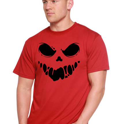 Halloween Boo Men's Bamboo Viscose/Organic Cotton Short Sleeve Graphic T-Shirt