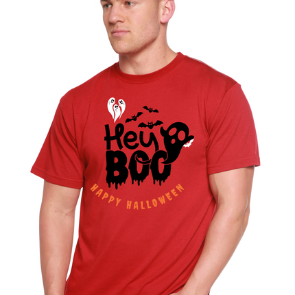 Hey Boo Men's Bamboo Viscose/Organic Cotton Short Sleeve Graphic T-Shirt