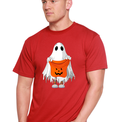 Boo Halloween Men's Bamboo Viscose/Organic Cotton Short Sleeve Graphic T-Shirt