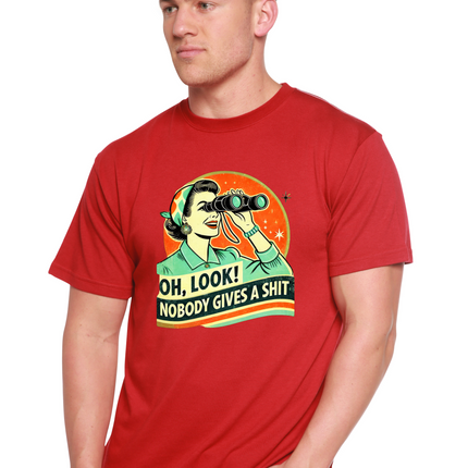 Funny Retro Woman Unisex Bamboo/Cotton Graphic T-Shirt