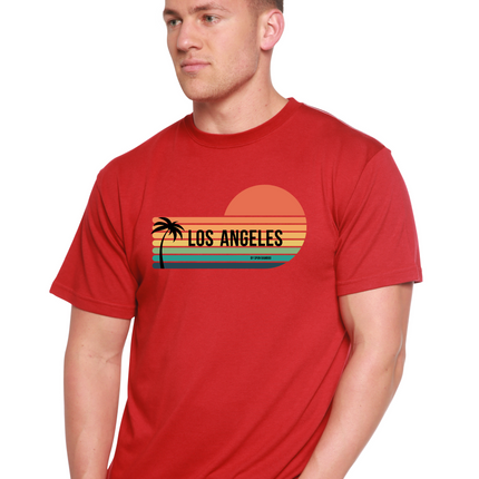 Los Angeles Spun Bamboo Unisex Bamboo Viscose/Organic Cotton Short Sleeve Graphic T-Shirt
