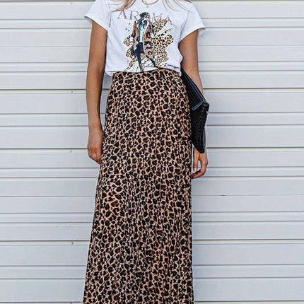 Fierce Flow Leopard Skirt