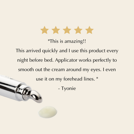 Eye Cream with Electric Massage Applicator