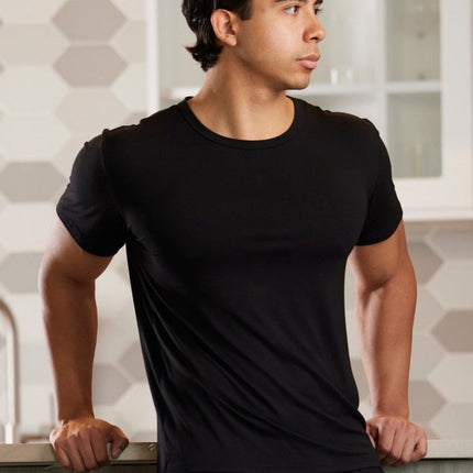 Men's Soft Bamboo Lounge Short Sleeve T-Shirt