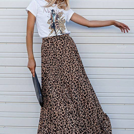Fierce Flow Leopard Skirt