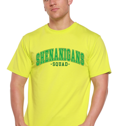 Shenanigans Squad Unisex Bamboo/Cotton Graphic T-Shirt