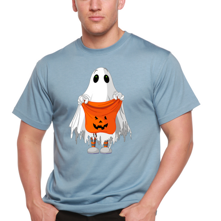 Boo Halloween Men's Bamboo Viscose/Organic Cotton Short Sleeve Graphic T-Shirt