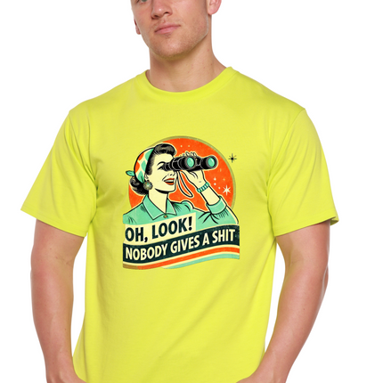 Funny Retro Woman Unisex Bamboo/Cotton Graphic T-Shirt